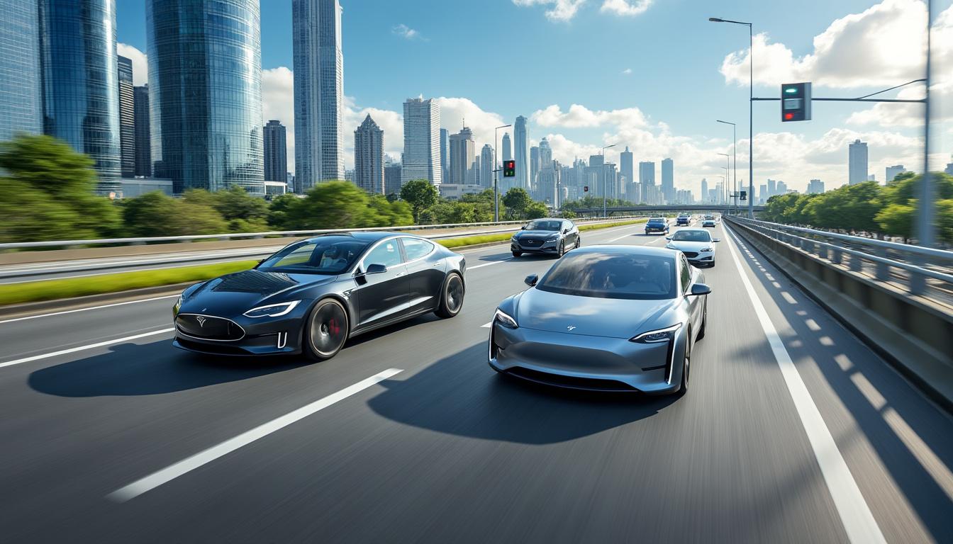 découvrez comment la baisse d'enthousiasme pour les véhicules électriques et les défis liés aux tarifs impactent la croissance de ri, ralentissant le développement du secteur.